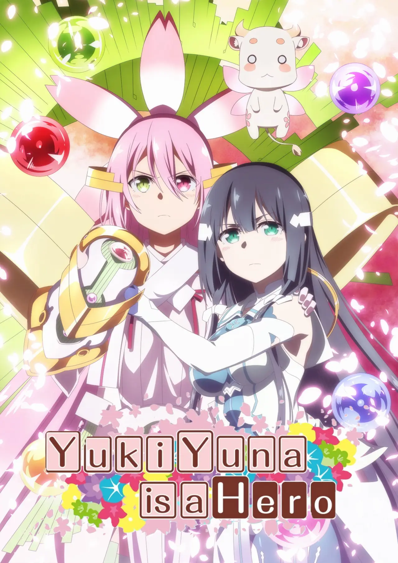 Plakat serialu "Yuuki Yuuna wa Yuusha de Aru"