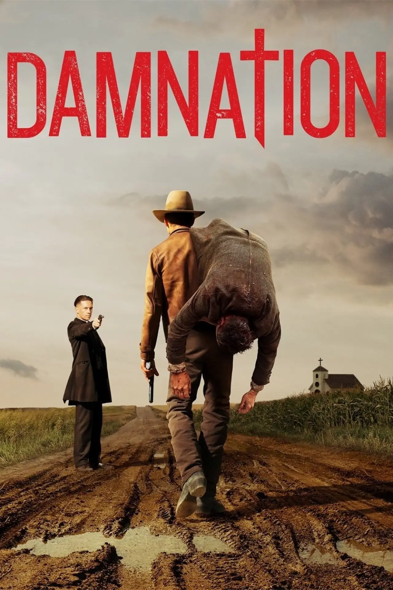 Plakat serialu "Damnation"