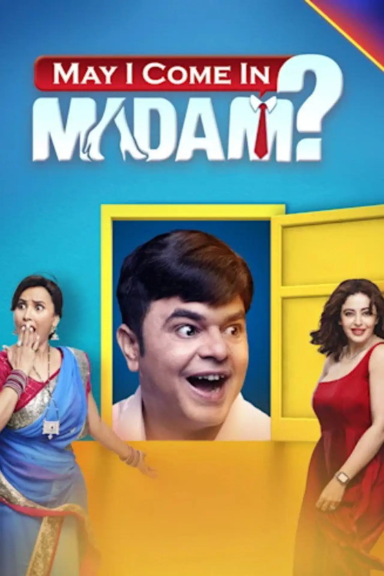 Plakat serialu "May I Come in Madam?"
