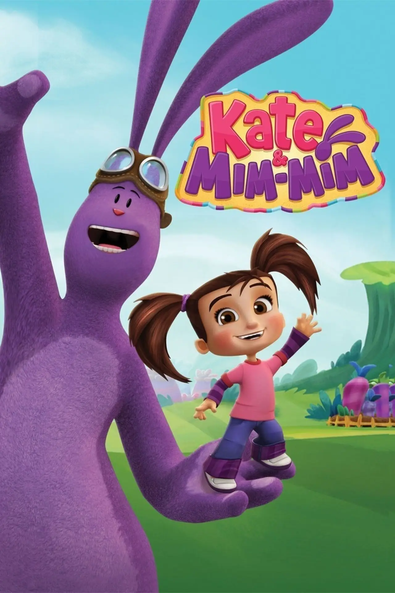 Plakat serialu "Kate i Mim-Mim"