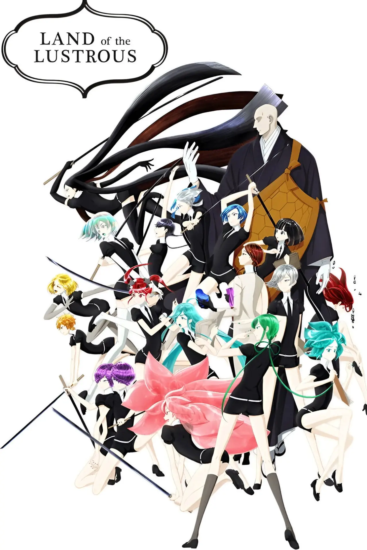 Plakat serialu "Houseki no Kuni"