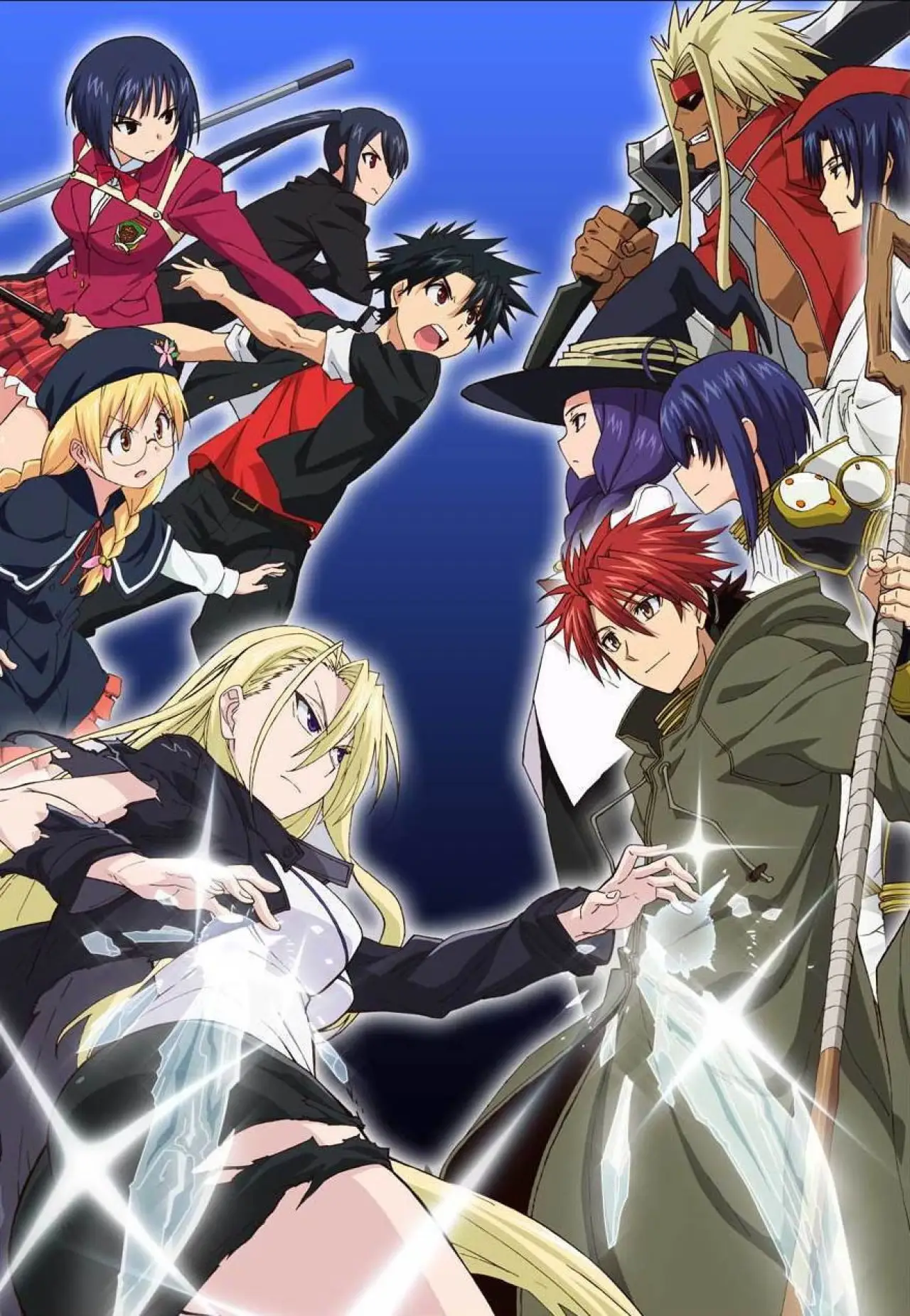 Plakat serialu "UQ Holder!"