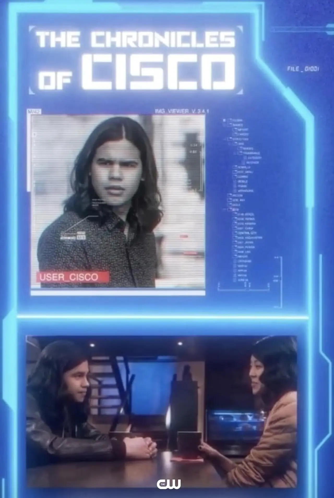 Plakat serialu "The Flash: Kroniki Cisco"