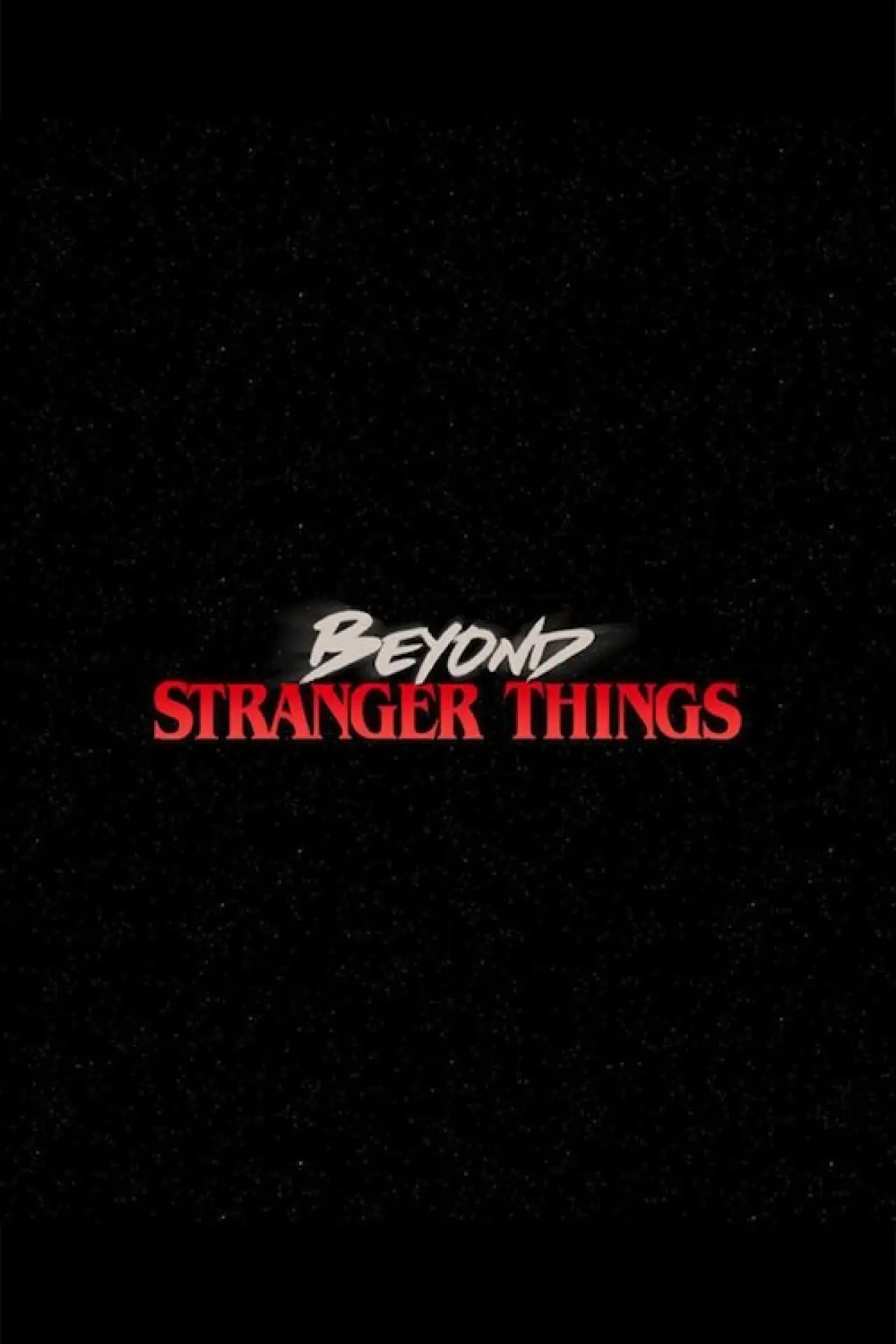 Plakat serialu "Poza Stranger Things"