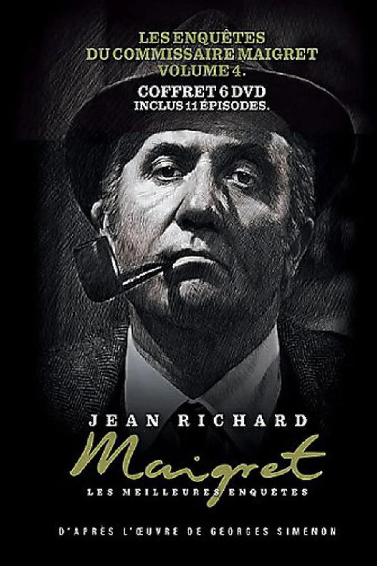 Plakat serialu "Les Enquêtes du commissaire Maigret"