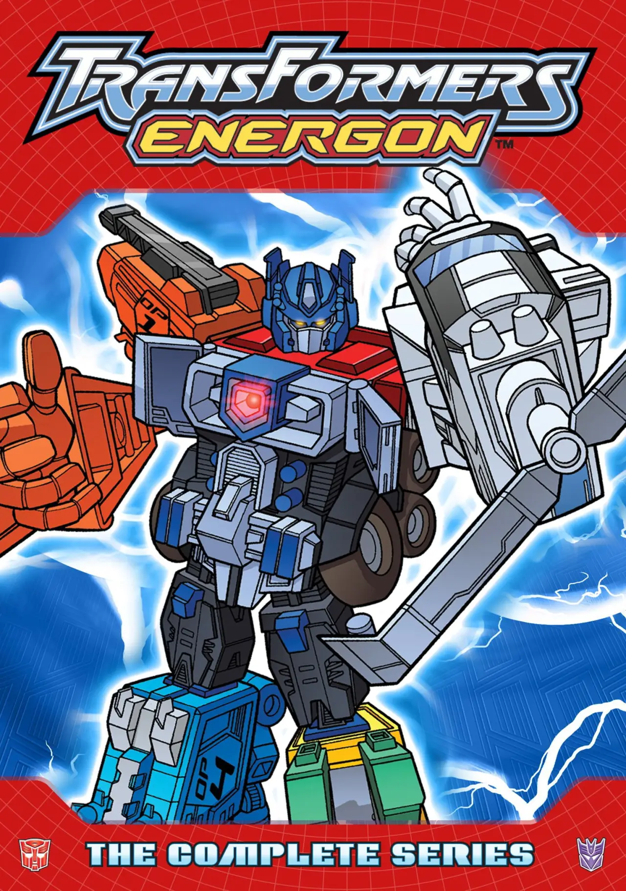 Plakat serialu "Transformerzy: Wojna o Energon"