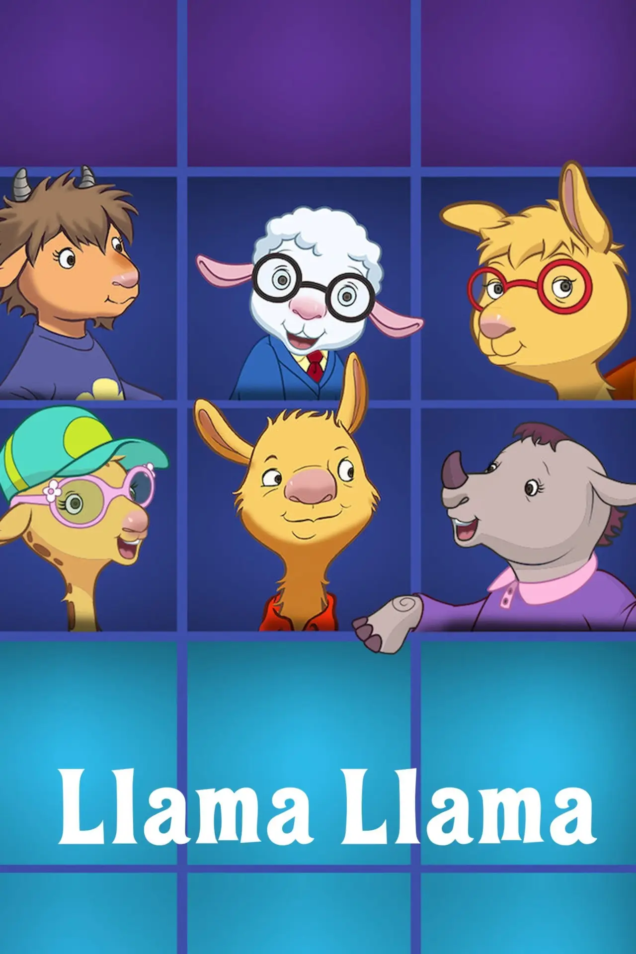 Plakat serialu "Mała Lama"