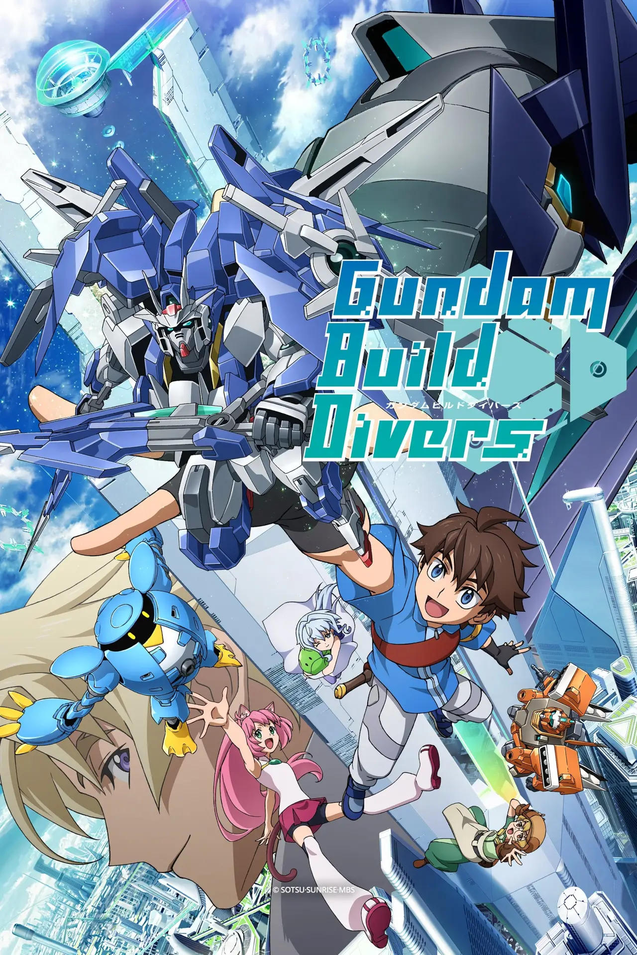 Plakat serialu "Gundam Build Divers"