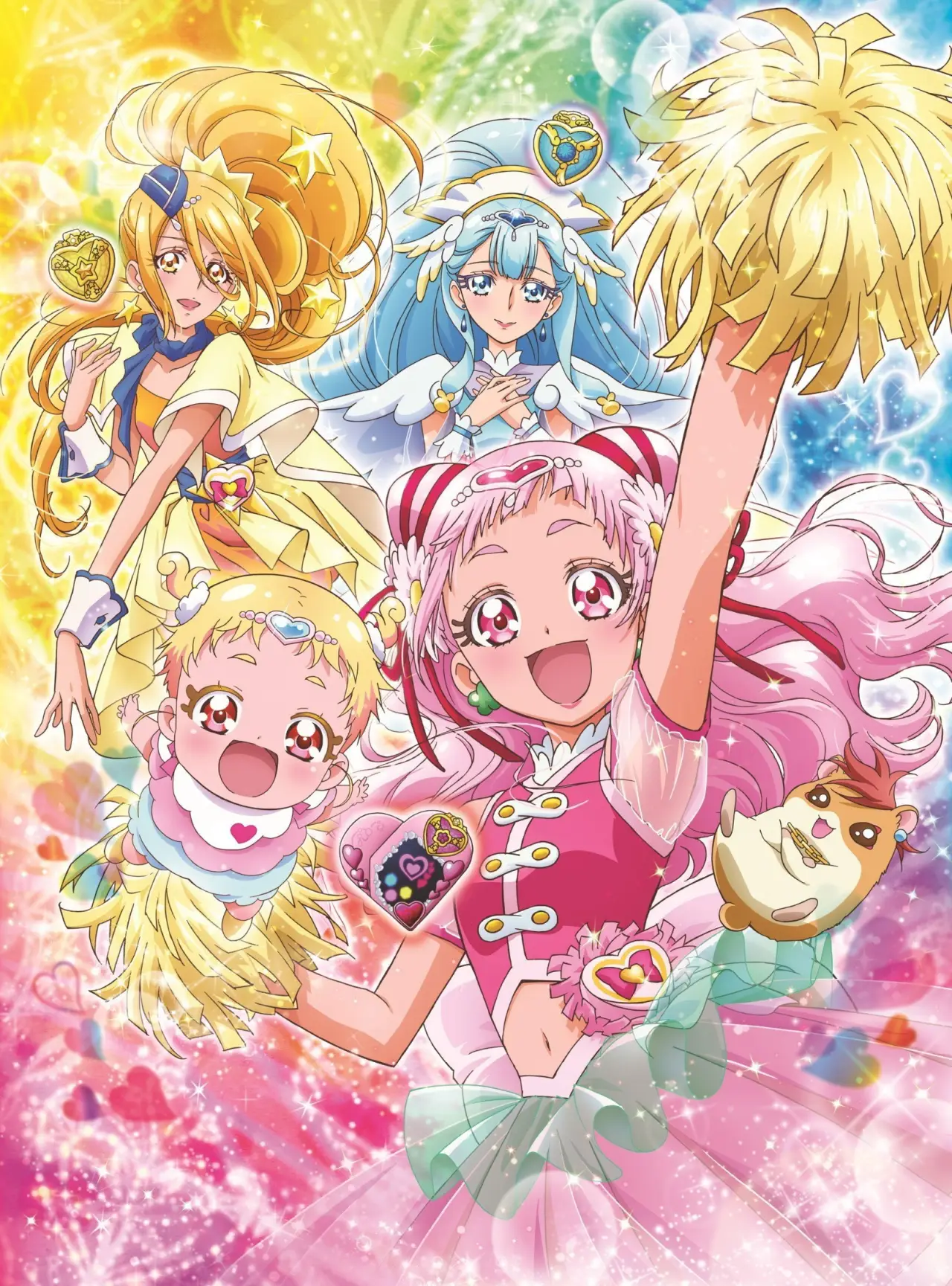 Plakat serialu "HUG! Pretty Cure"