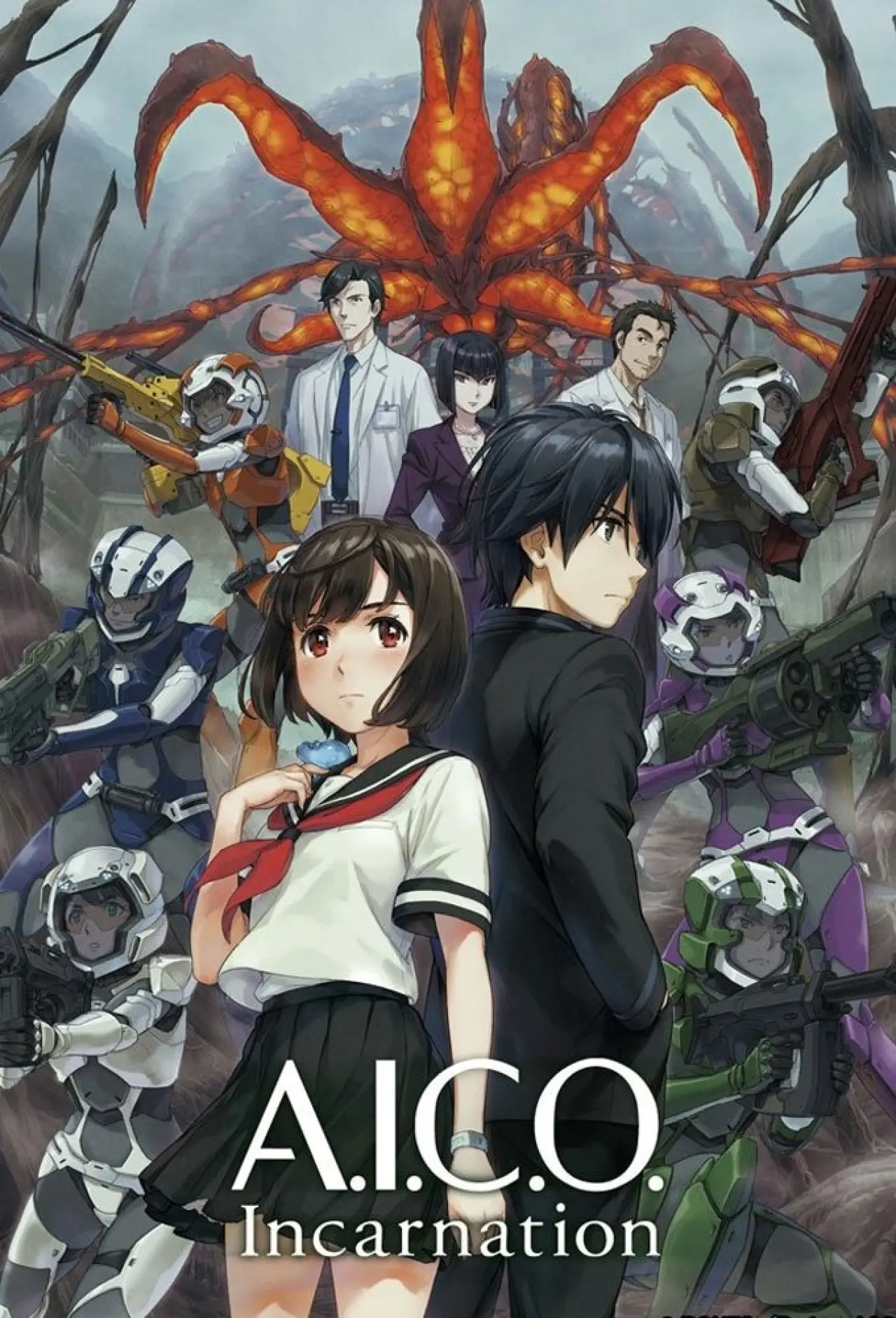 Plakat serialu "A.I.C.O. -Inkarnacja-"