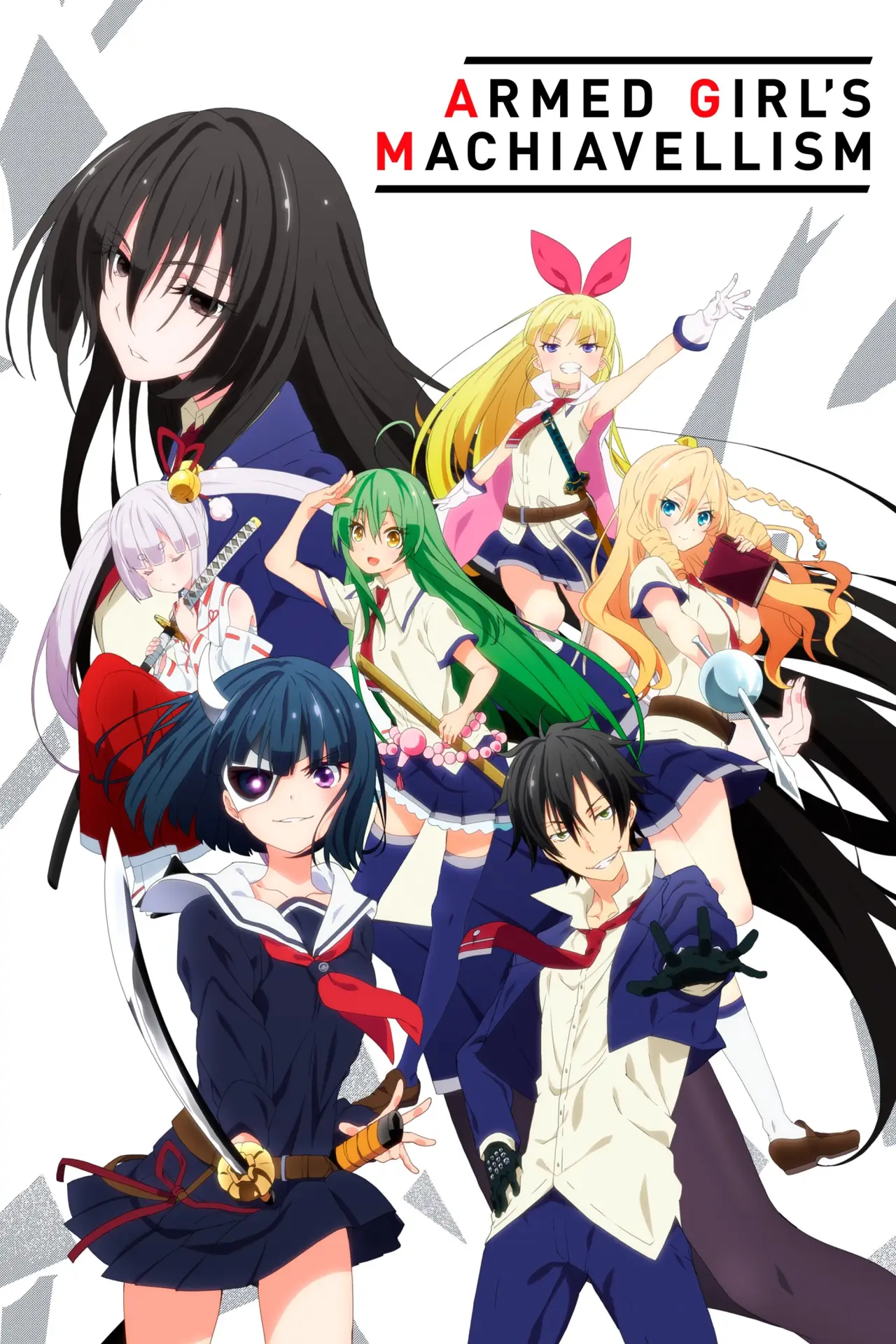 Plakat serialu "Busou Shoujo Machiavellianism"