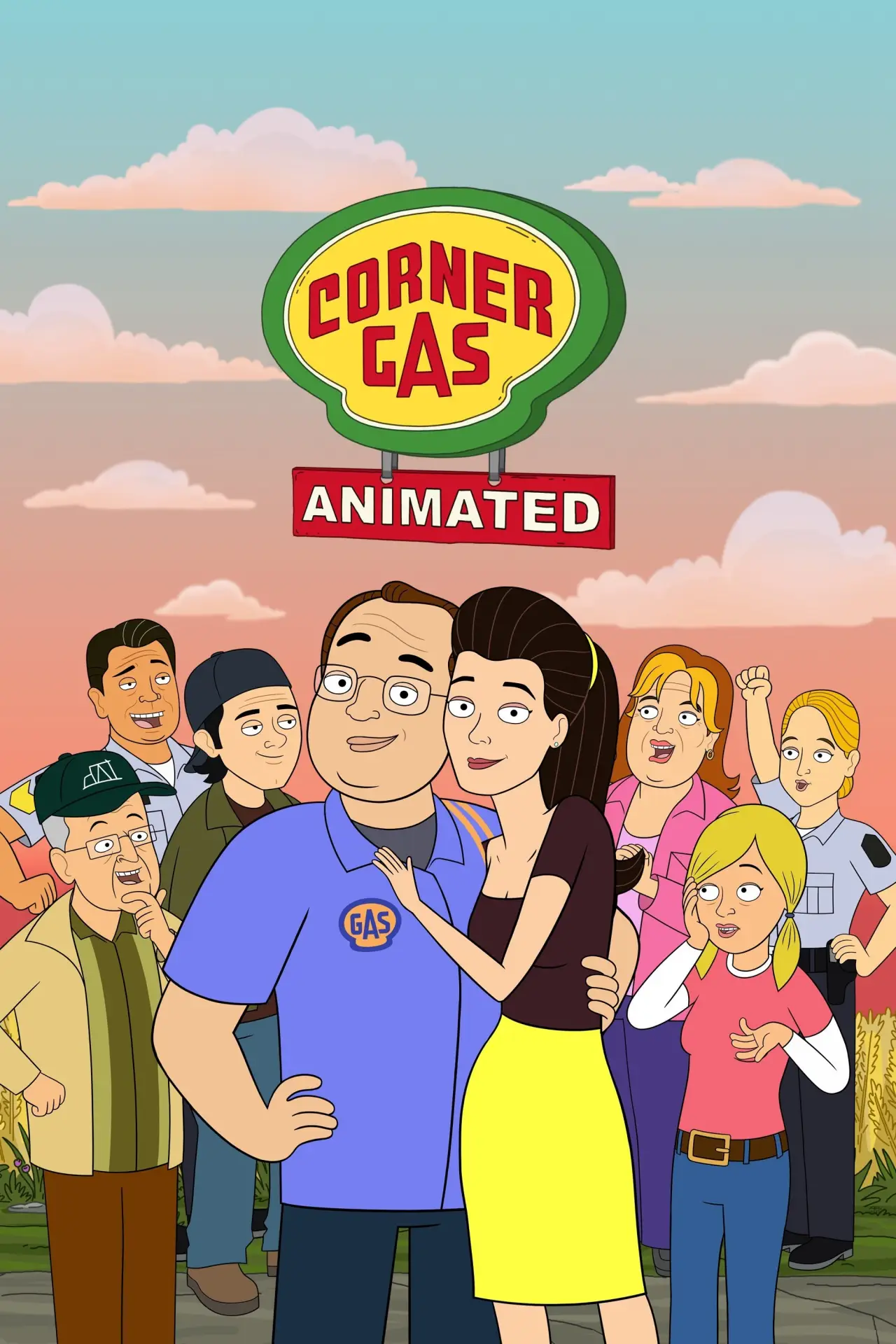 Plakat serialu "Corner Gas: Animacja"