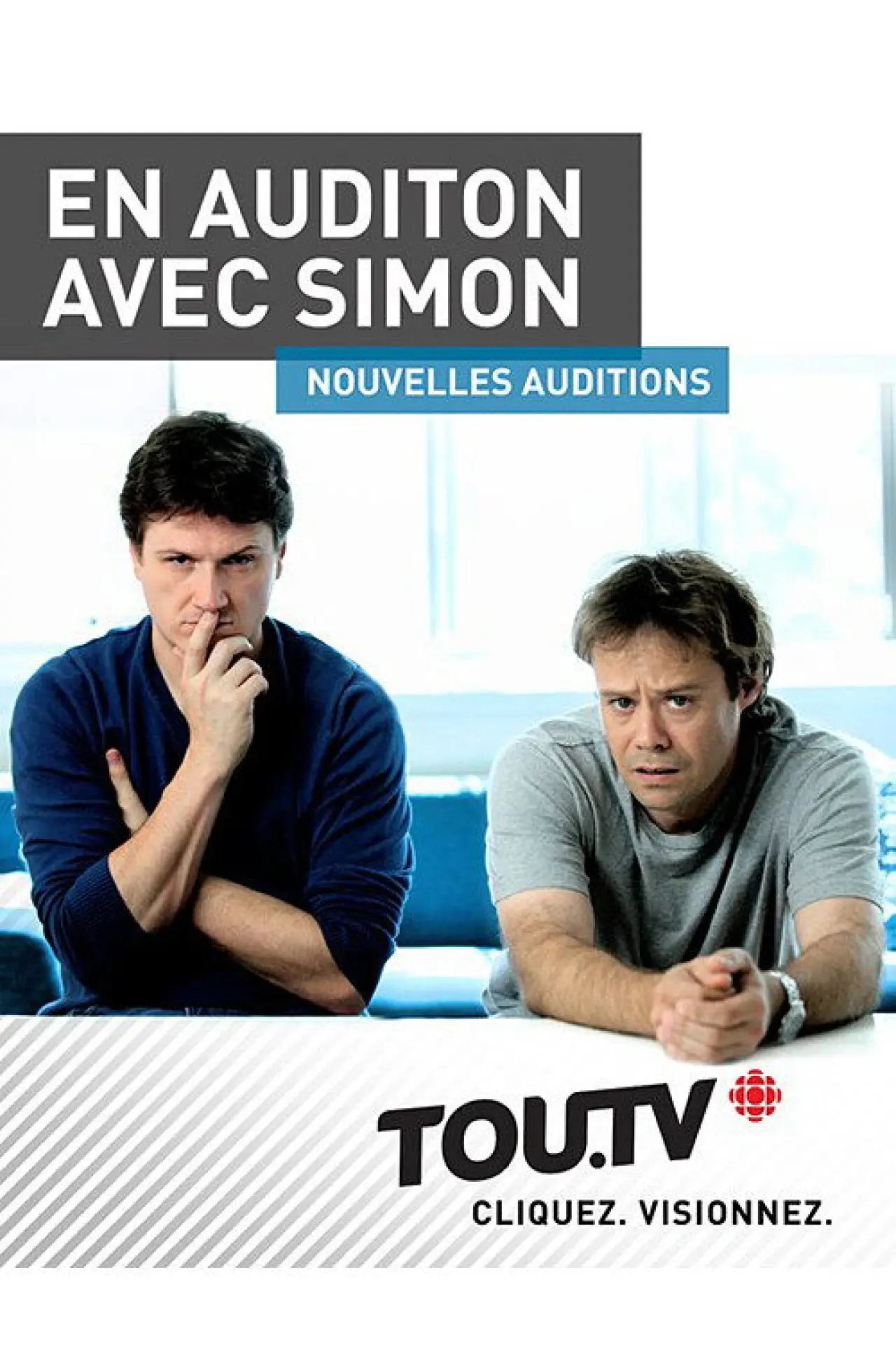 Plakat serialu "En audition avec Simon"