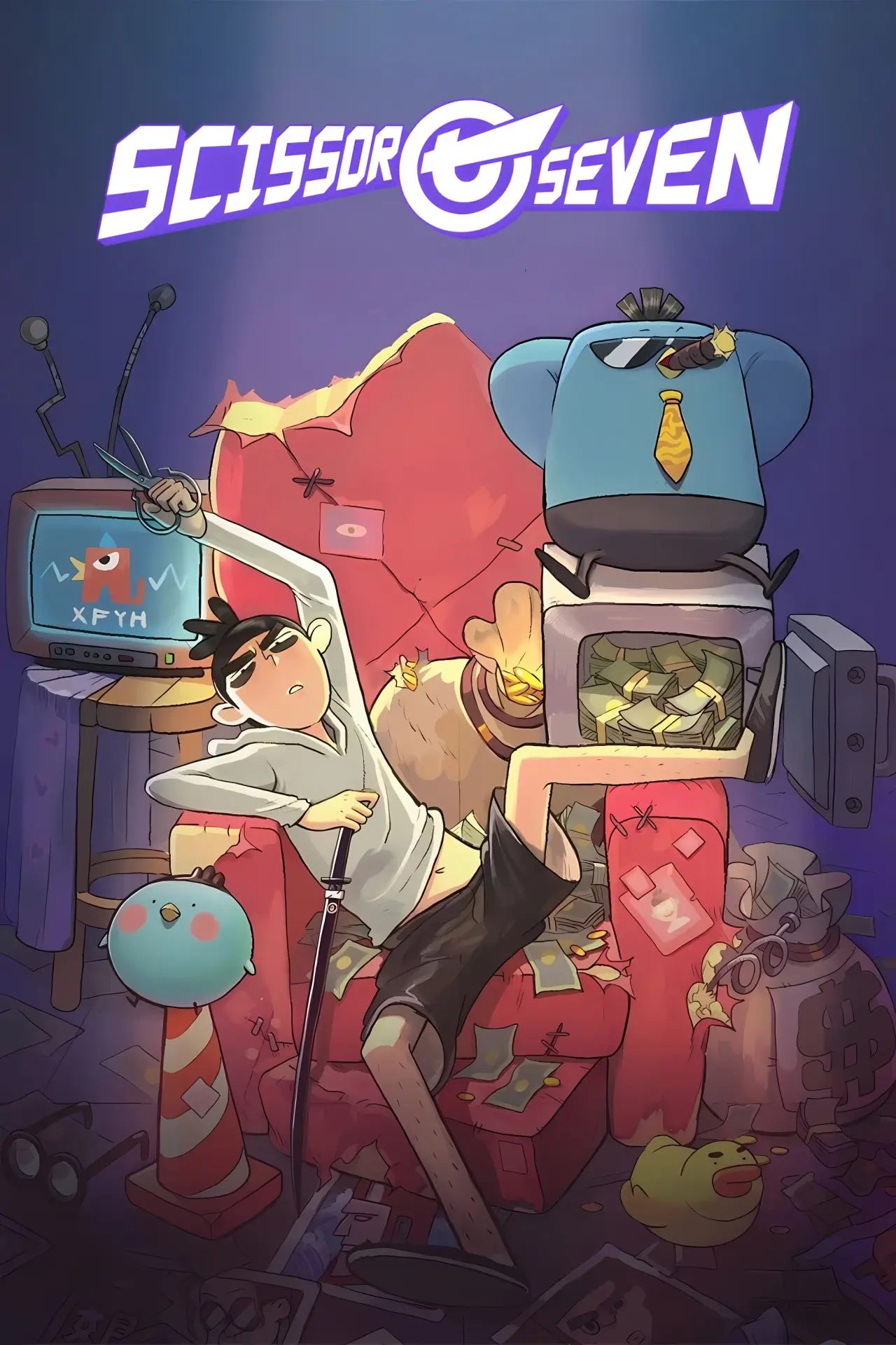 Постер к сериалу "Scissor Seven"