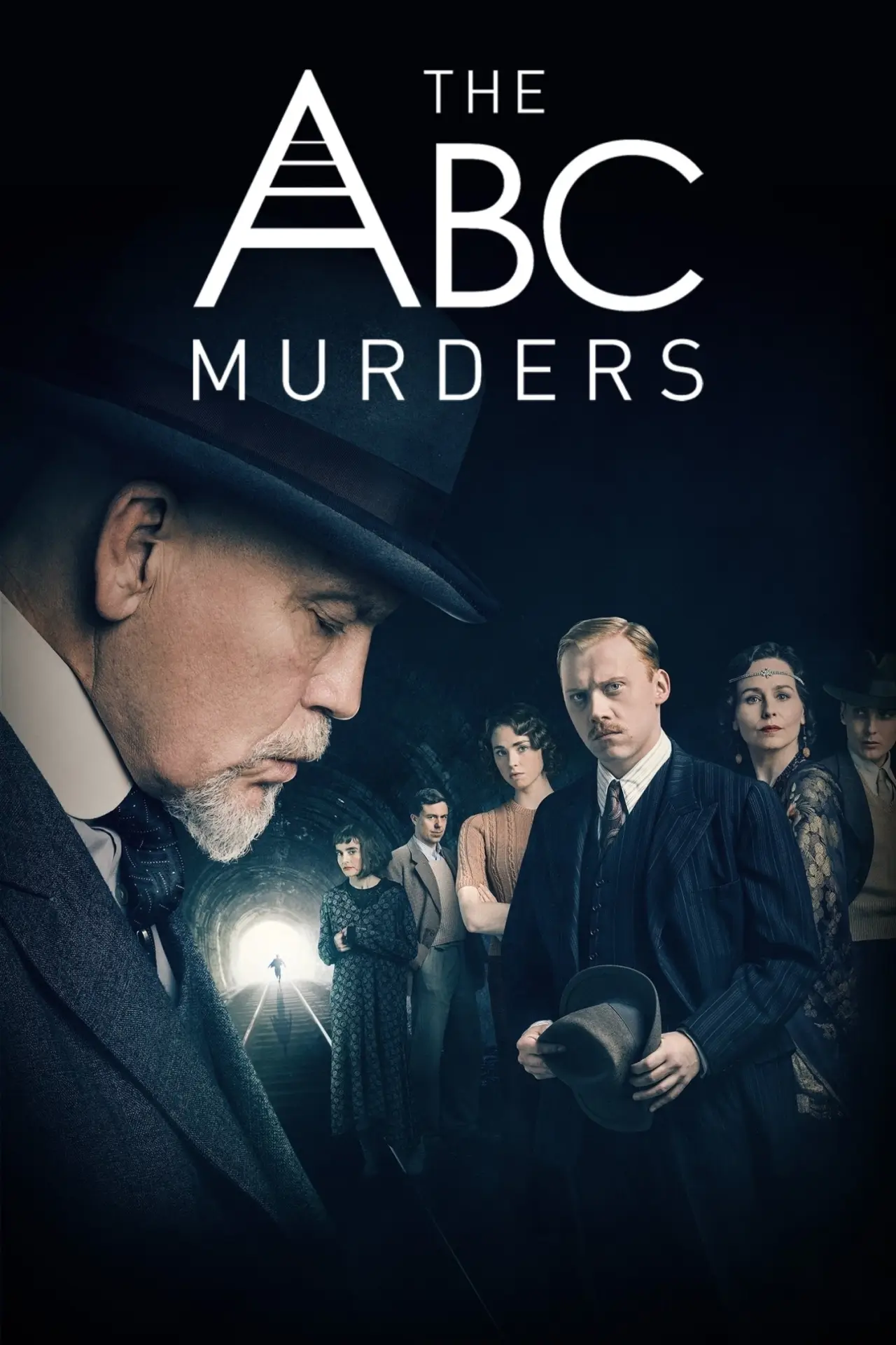 Plakat serialu "ABC morderstwa"