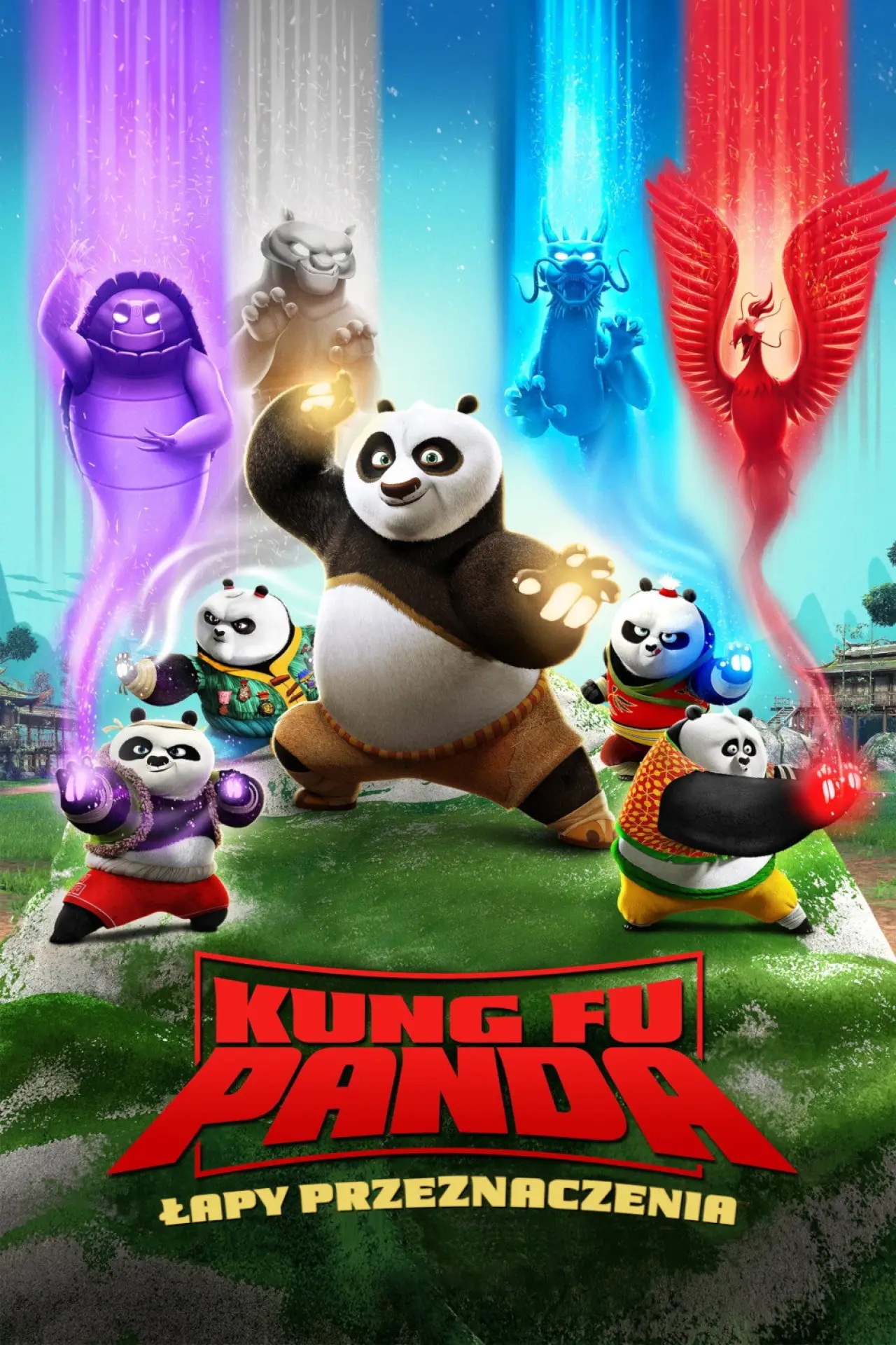 Plakat serialu "Kung Fu Panda: Łapy Przeznaczenia"