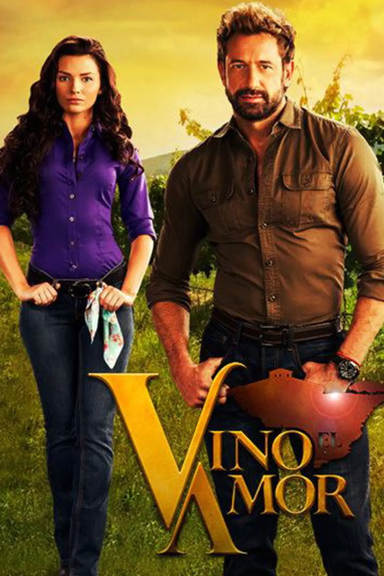 Plakat serialu "Vino el amor"