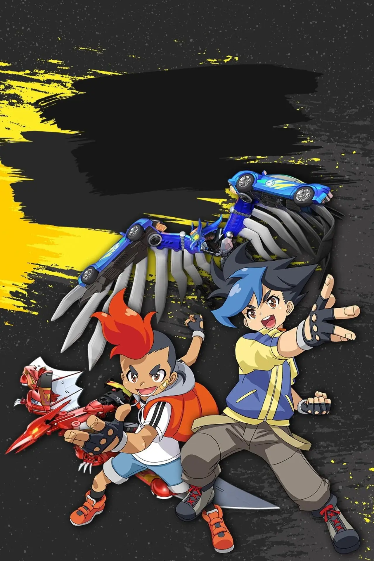 Plakat serialu "机甲兽神之爆裂飞车"