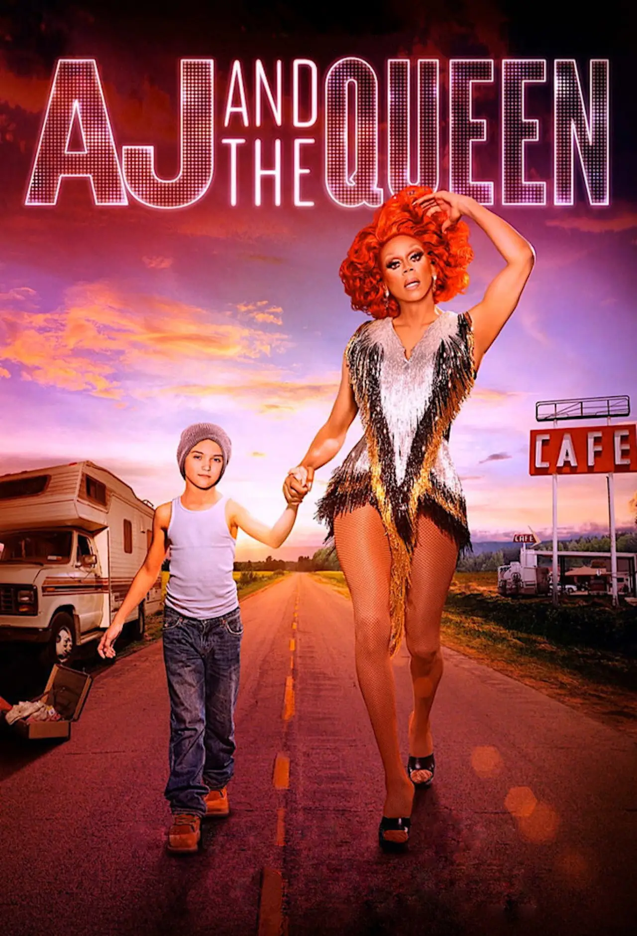 Plakat serialu "AJ and the Queen"