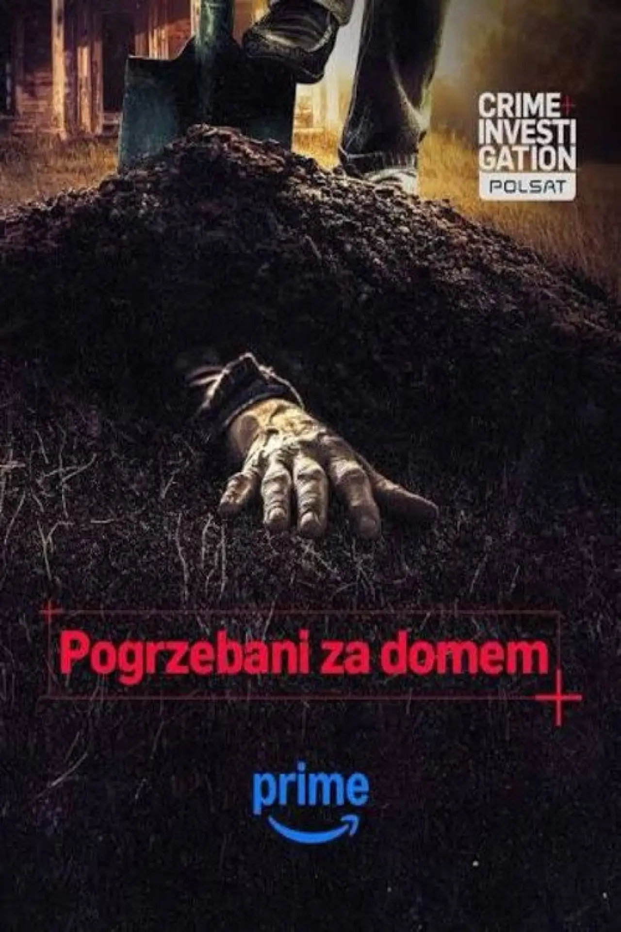 Plakat serialu "Pogrzebani za domem"
