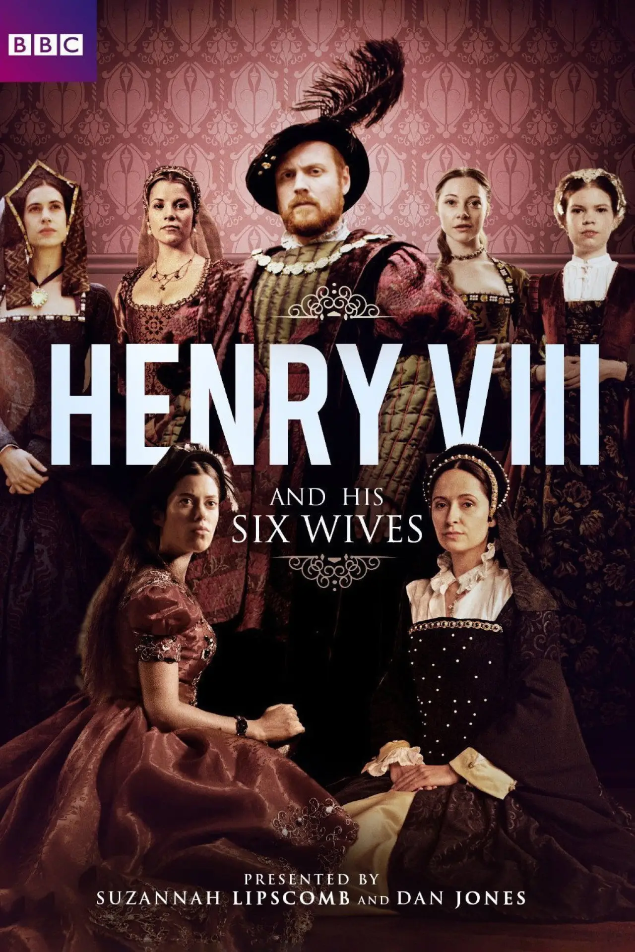 Plakat serialu "Henryk VIII i jego sześć żon"