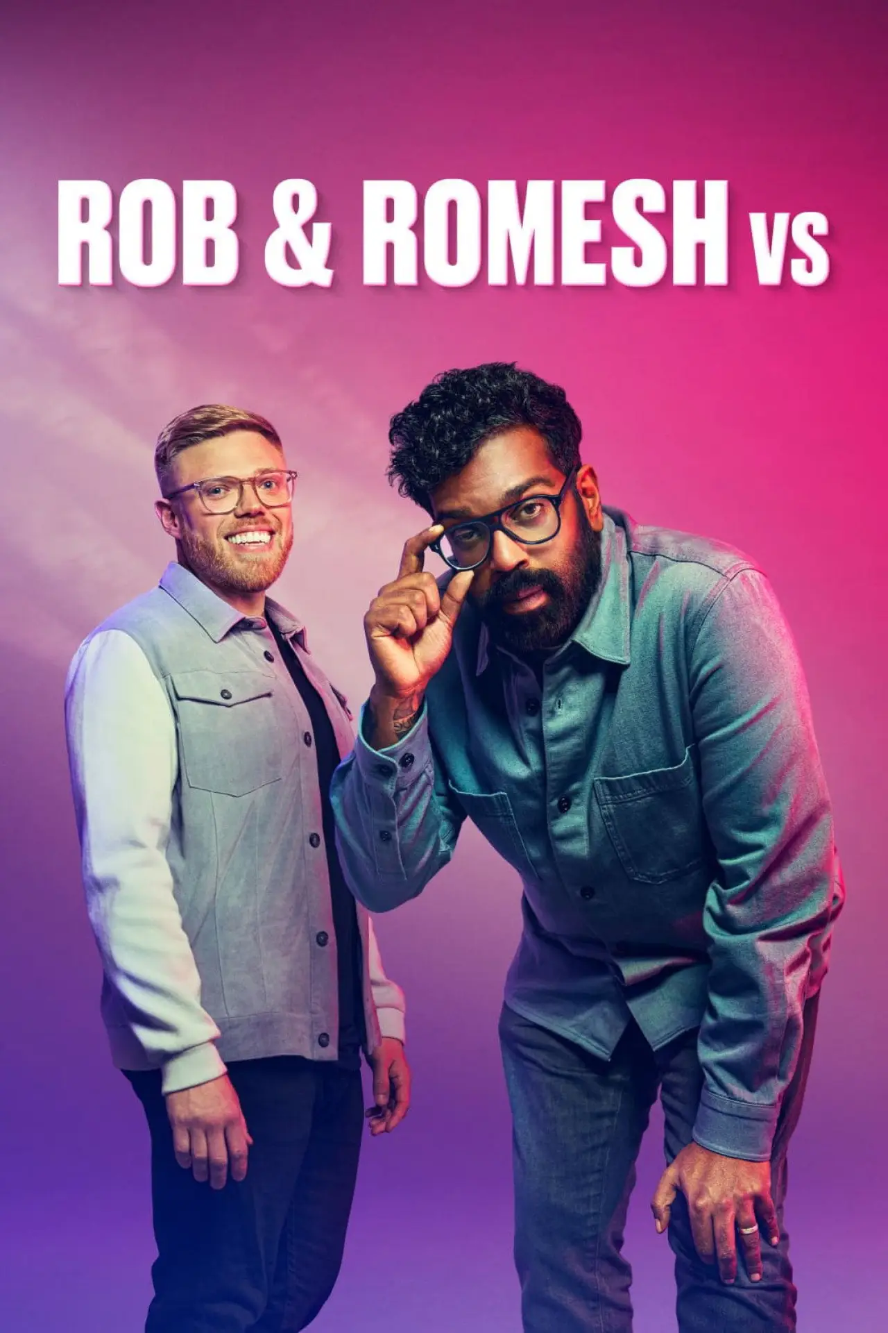 Plakat serialu "Rob i Romesh kontra"