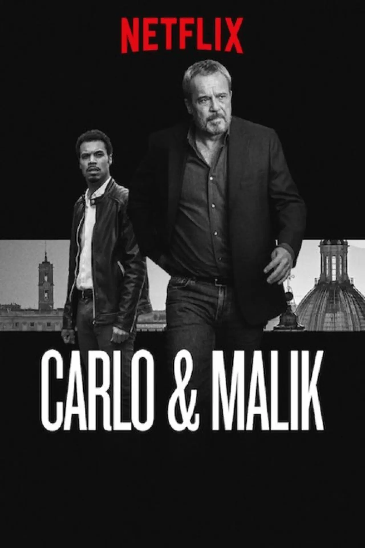 Plakat serialu "Carlo i Malik"