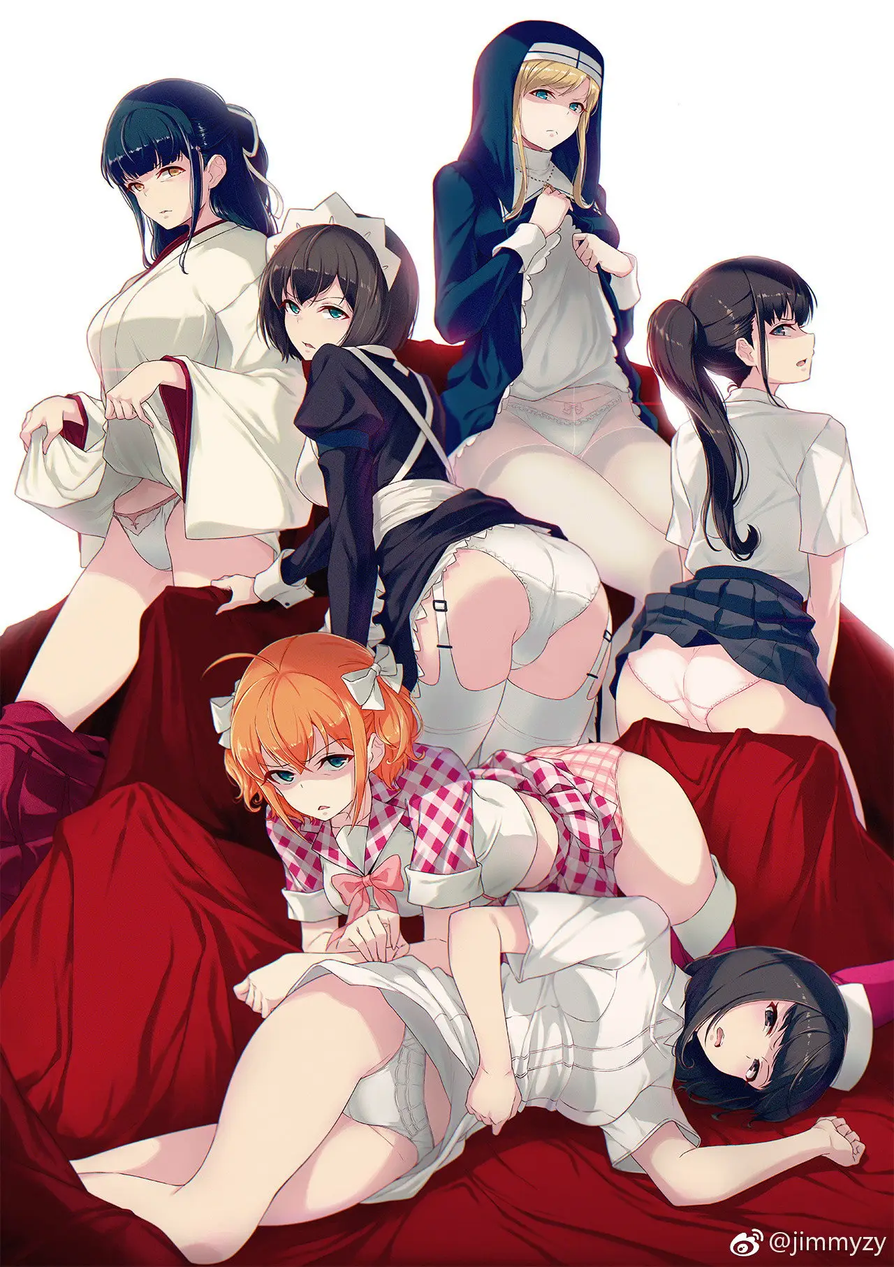 Plakat serialu "嫌な顔されながらおパンツ見せてもらいたい"