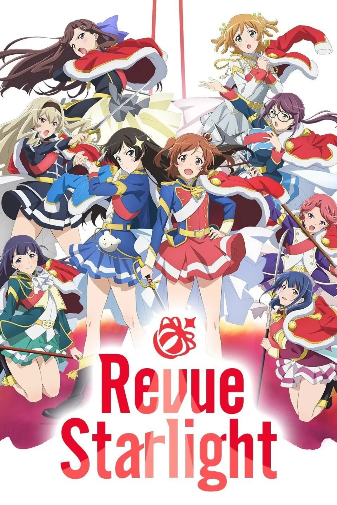 Plakat serialu "Shoujo☆Kageki Revue Starlight"