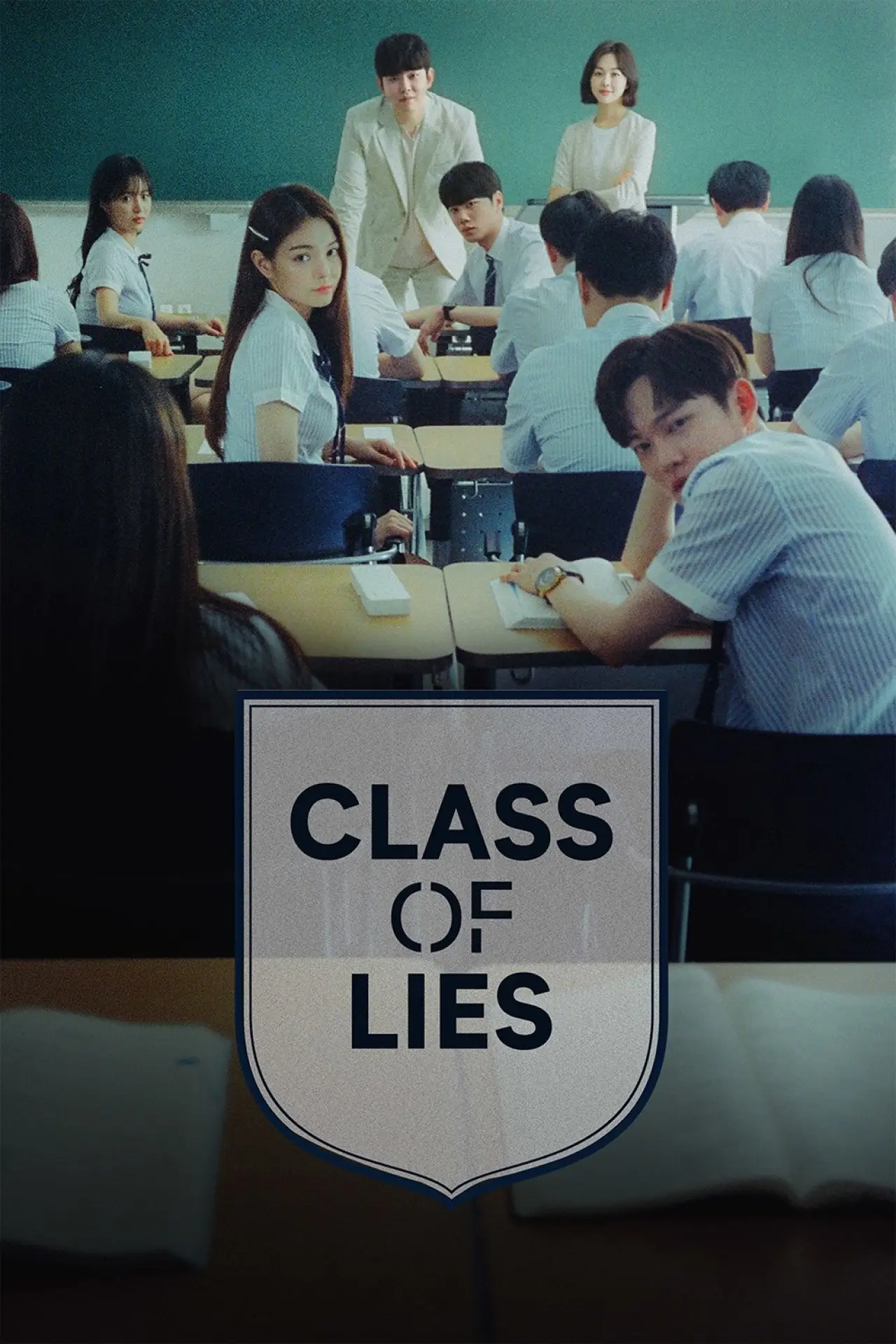 Plakat serialu "Klasa kłamstw"