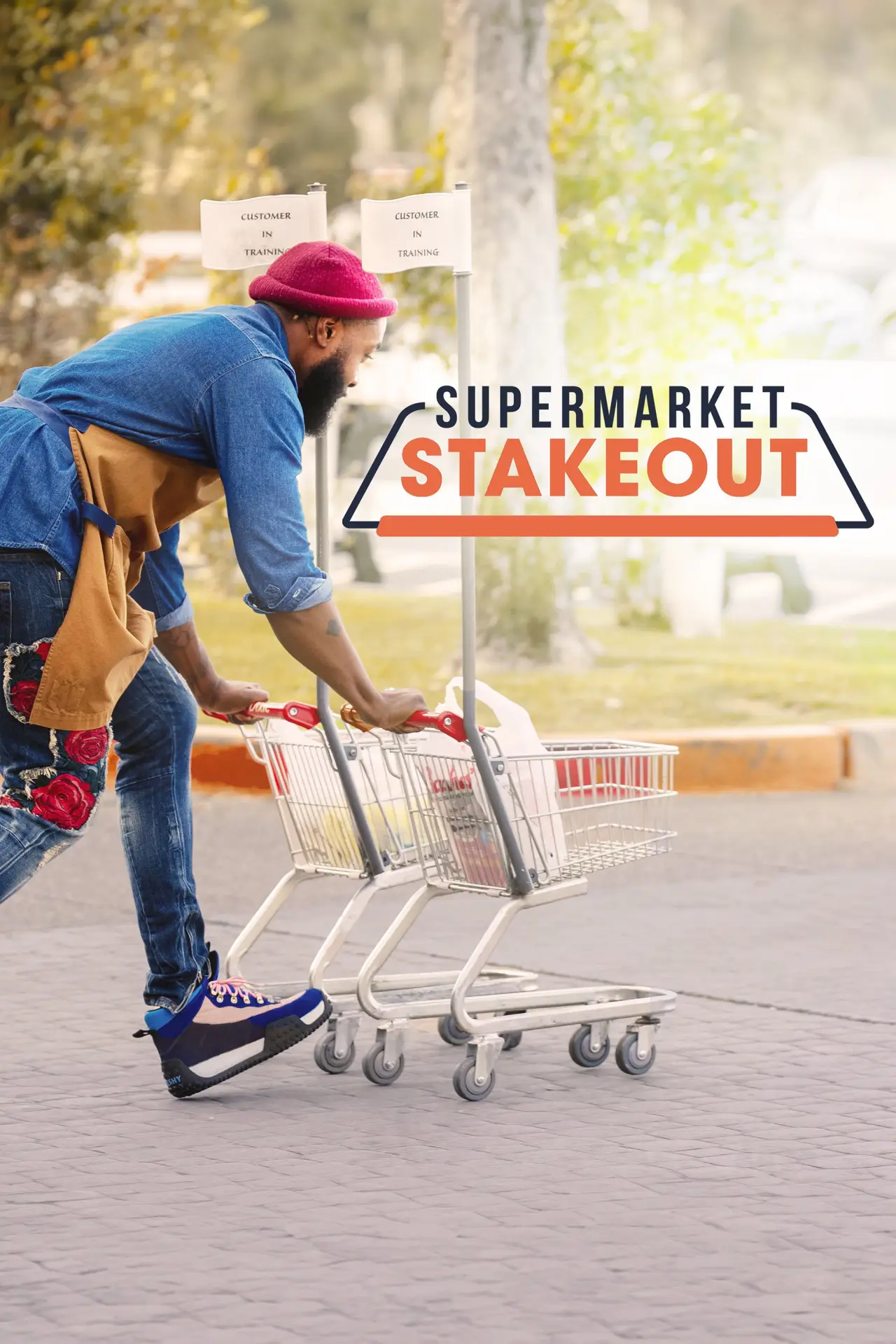 Plakat serialu "Obława w supermarkecie"