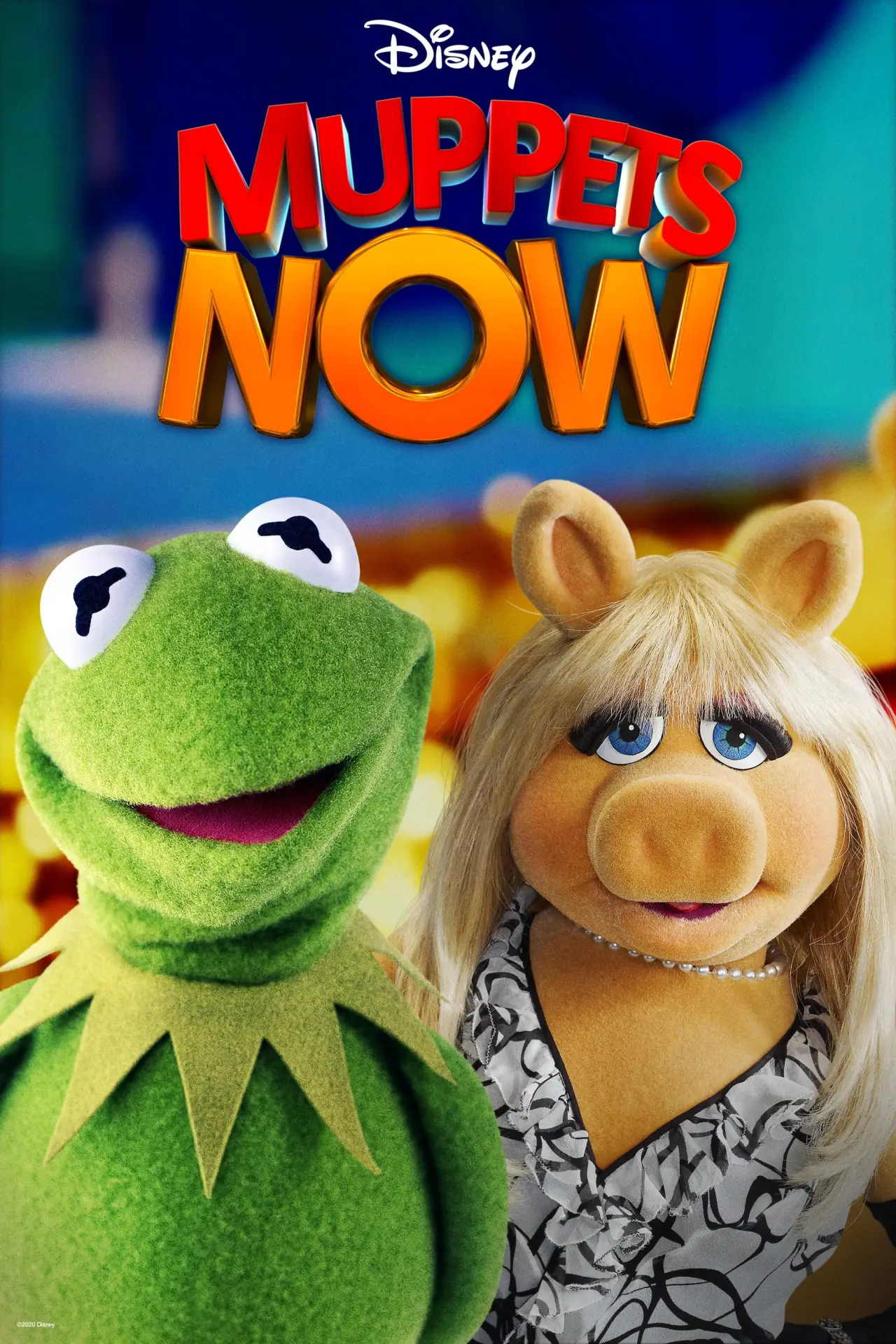 Plakat serialu "Teraz Muppety"