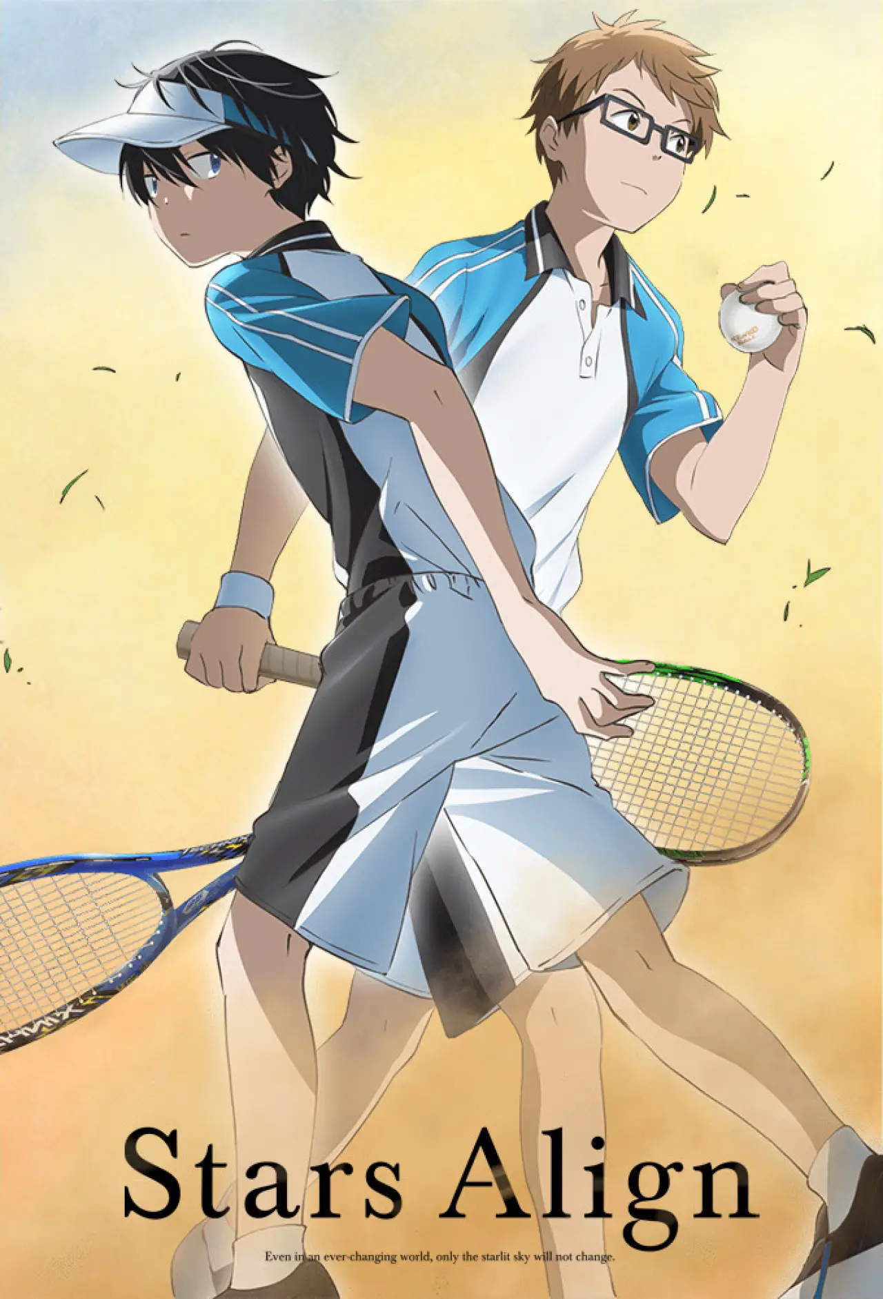 Plakat serialu "Hoshiai no Sora"