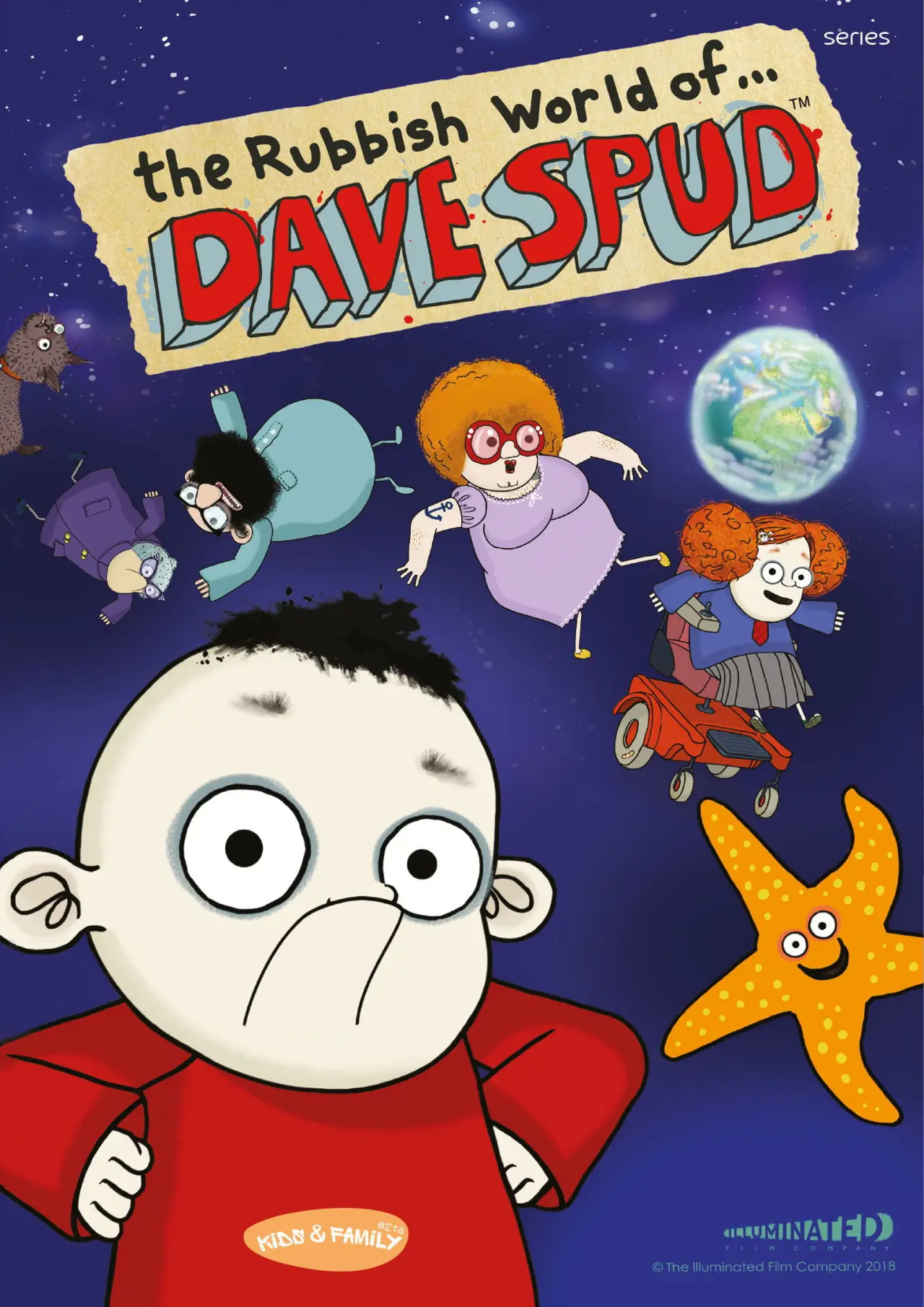 Plakat serialu "The Rubbish World of Dave Spud"