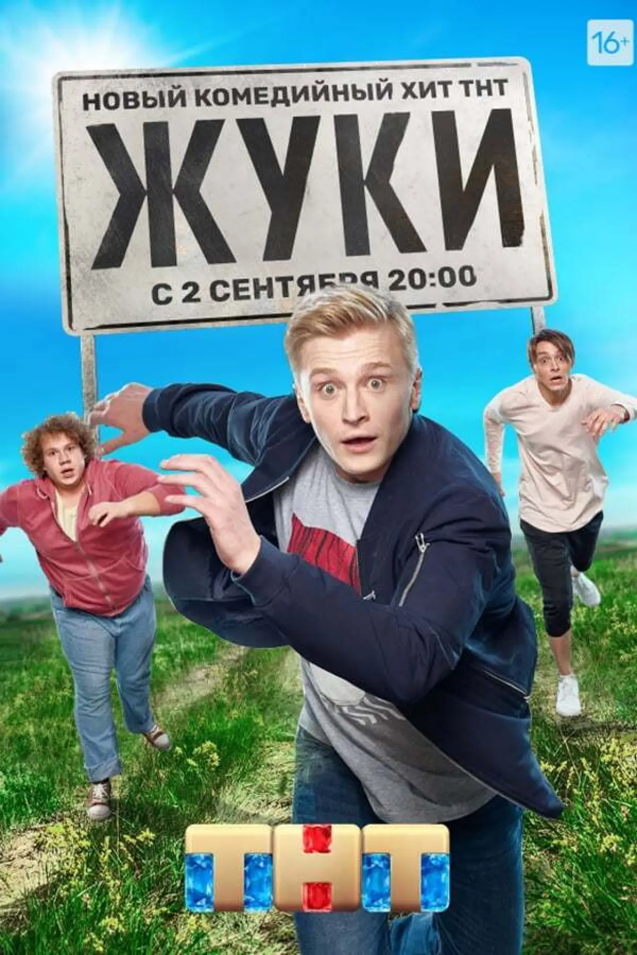 Plakat serialu "Żuki"