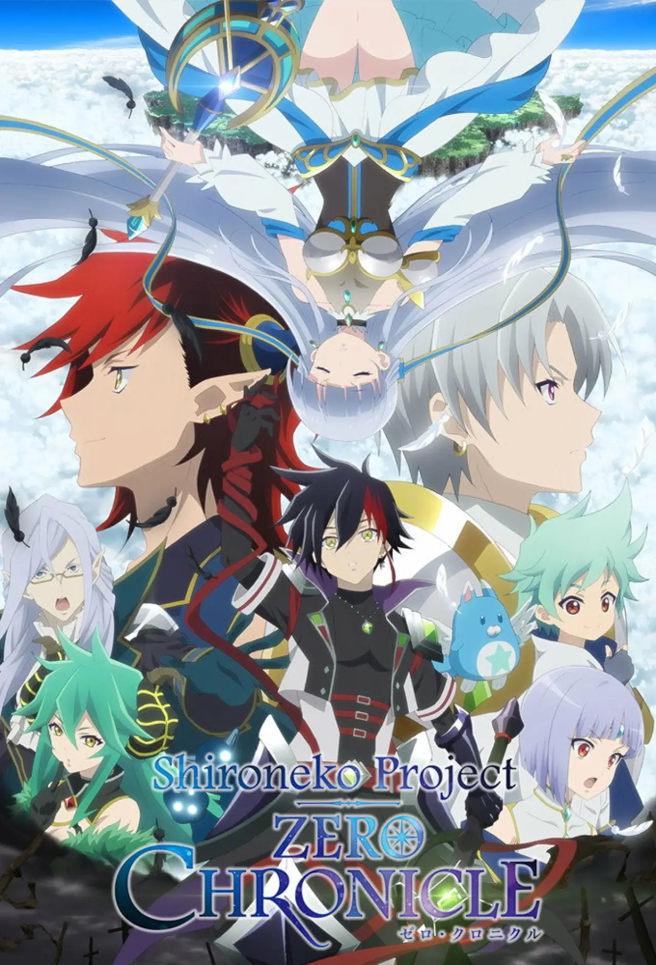 Plakat serialu "Shironeko Project: Zero Chronicle"