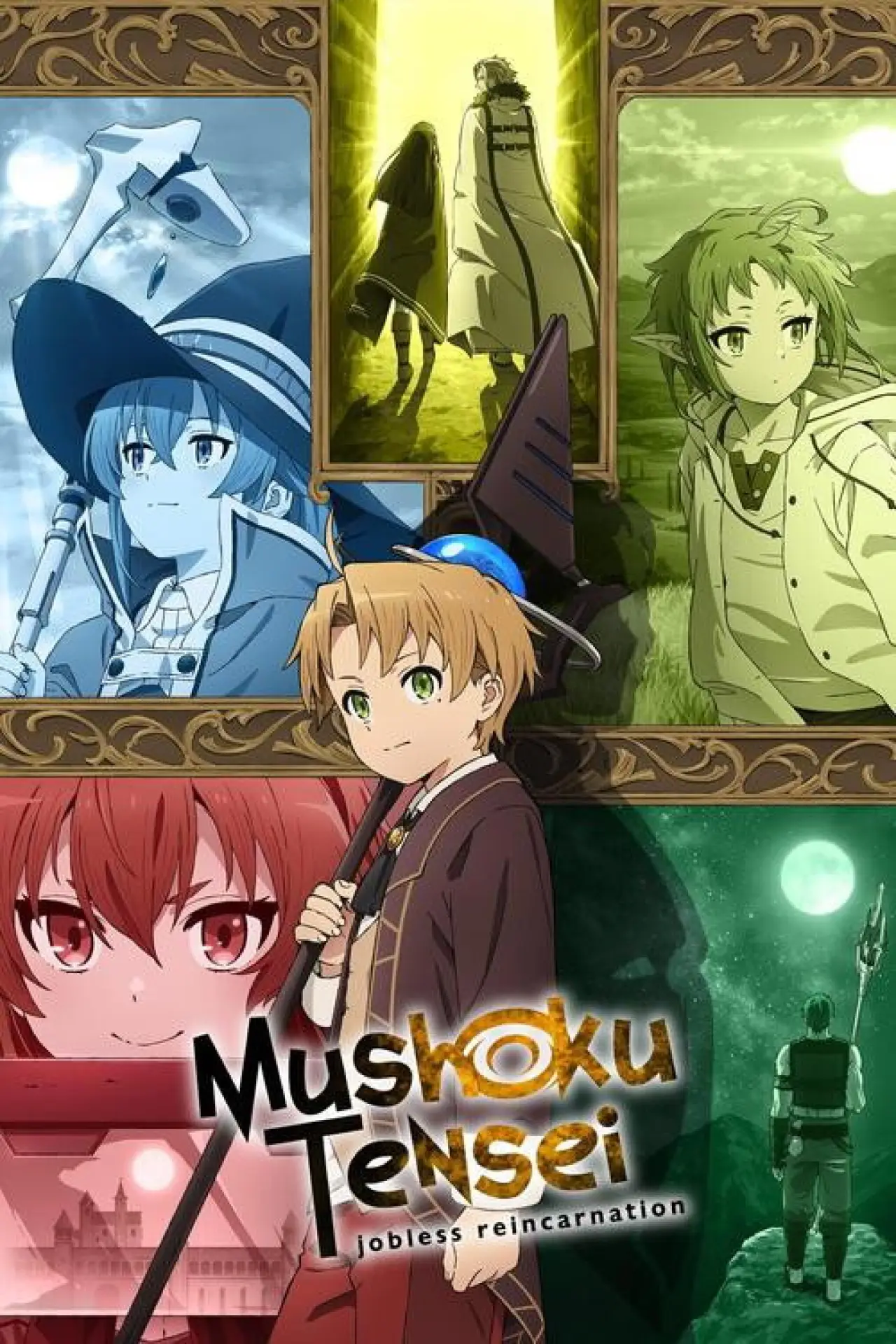 Plakat serialu "Mushoku Tensei: Jobless Reincarnation"