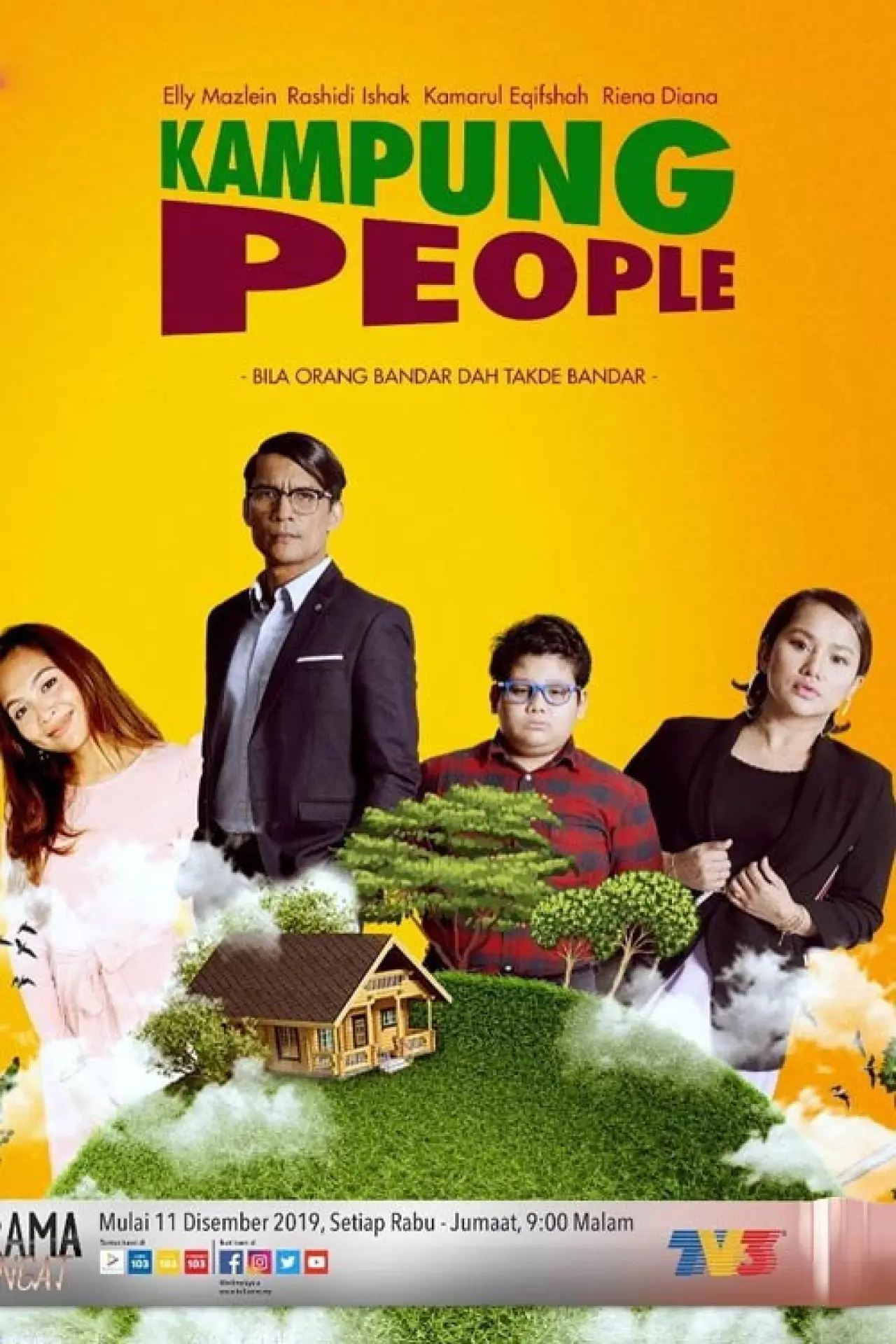 Plakat serialu "Kampung People"
