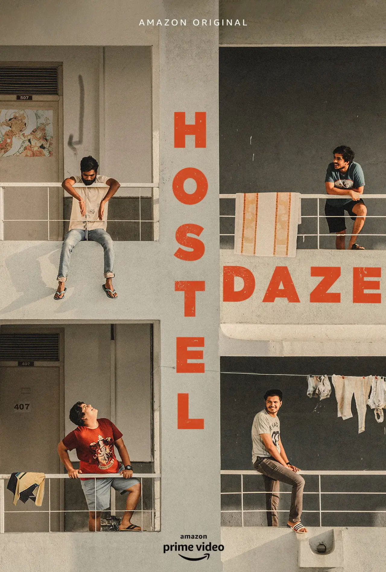 Plakat serialu "Hostel Daze"