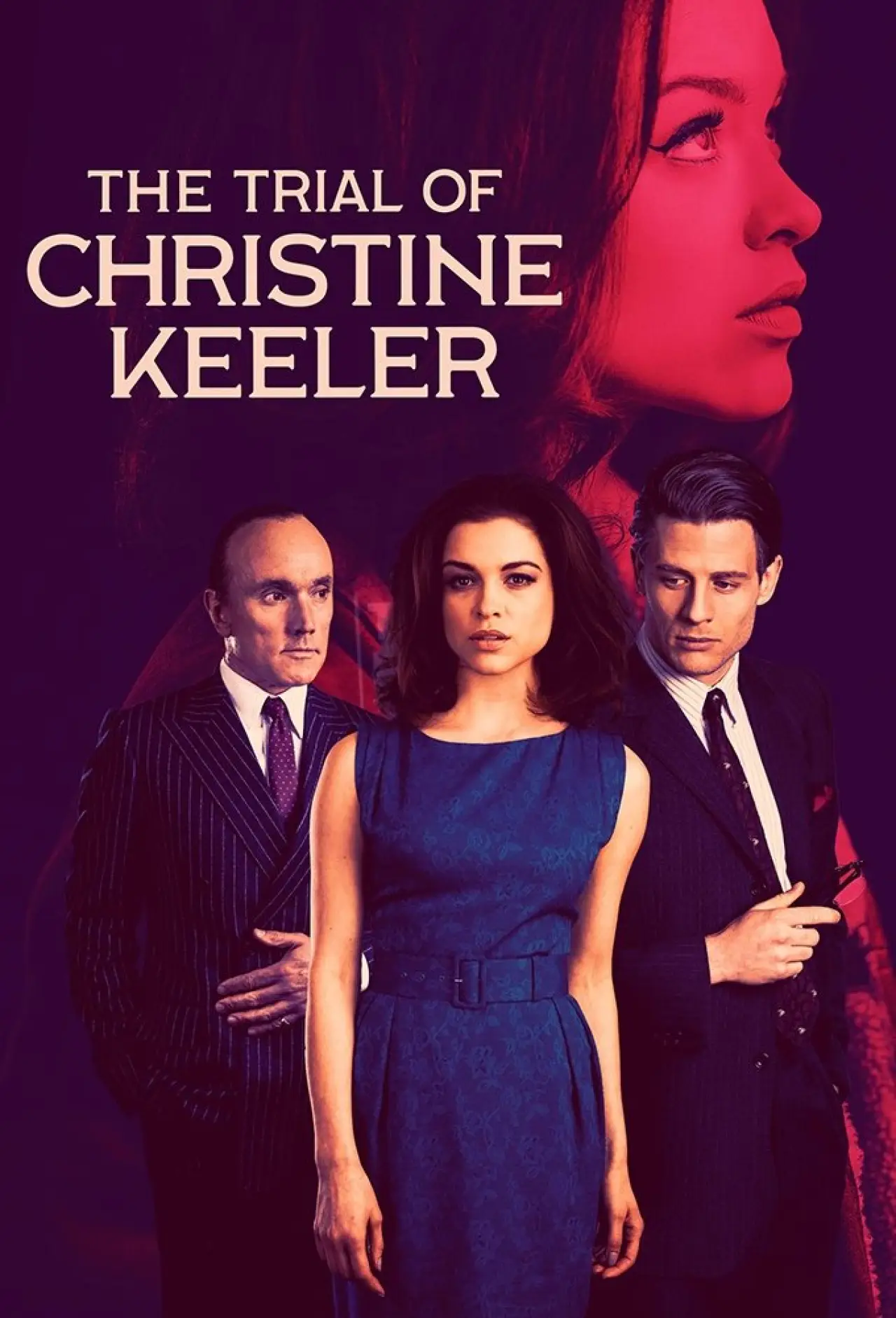 Plakat serialu "Proces Christine Keeler"