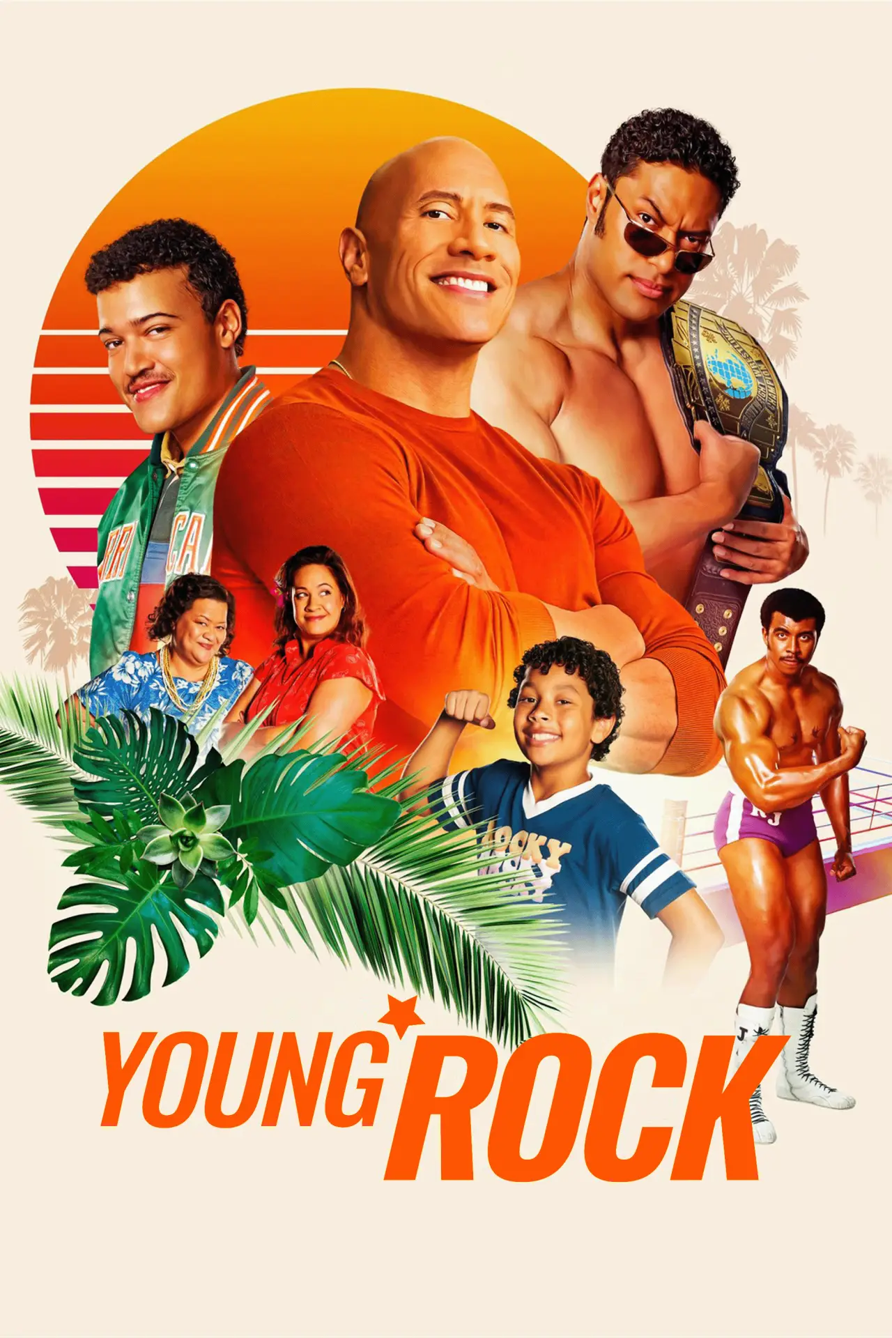 Постер к сериалу "Młody The Rock"