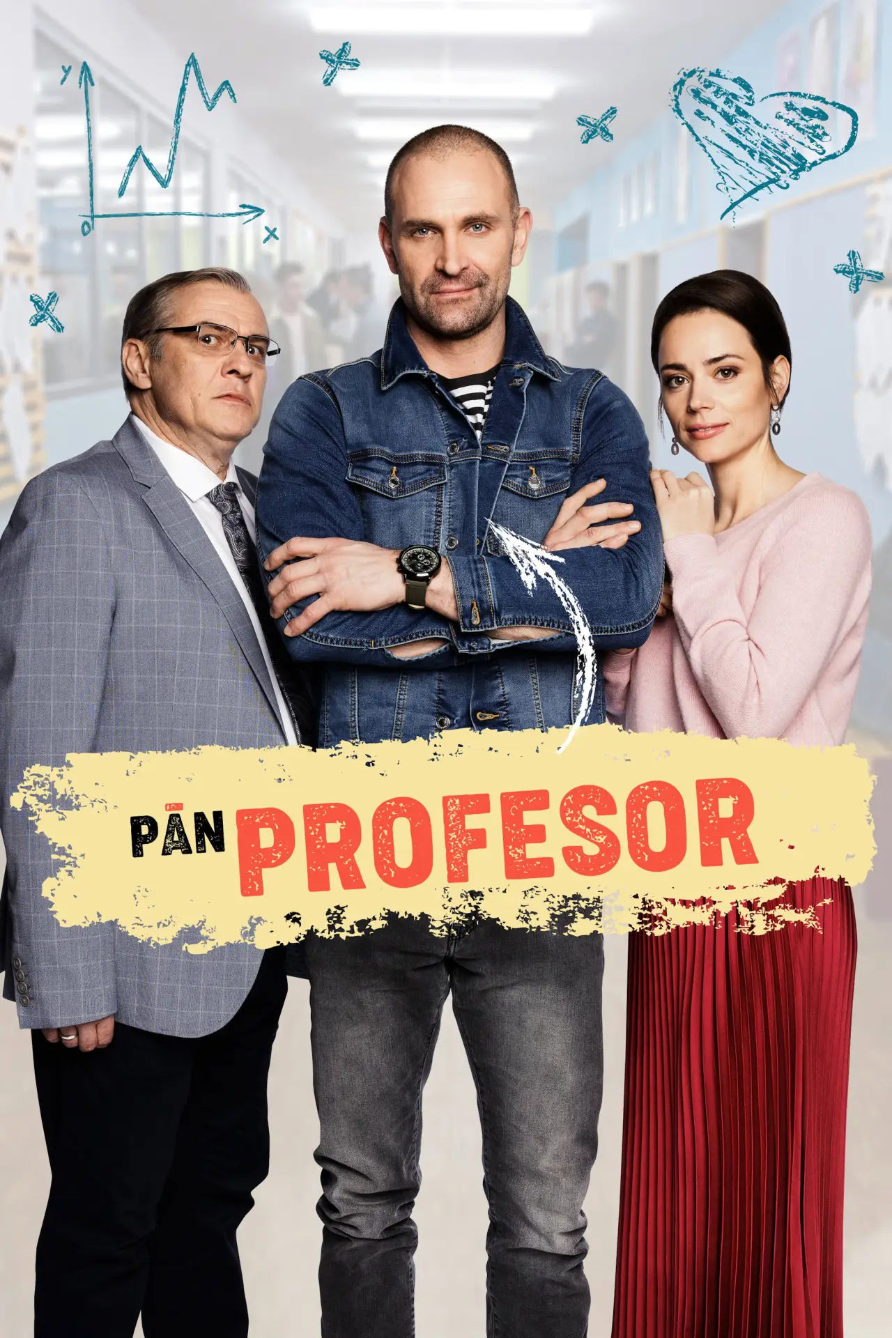 Plakat serialu "Pan profesor"