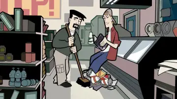 Zasłona do serialu "Clerks" #1684975