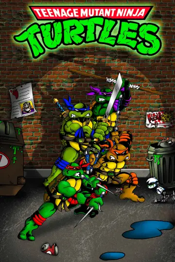 Plakat к сериалу "Wojownicze Żółwie Ninja" #1298784