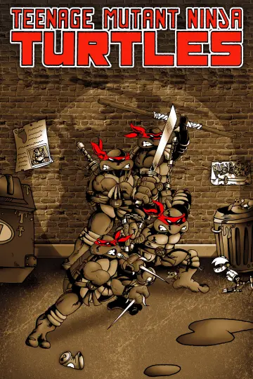 Plakat к сериалу "Wojownicze Żółwie Ninja" #1298785