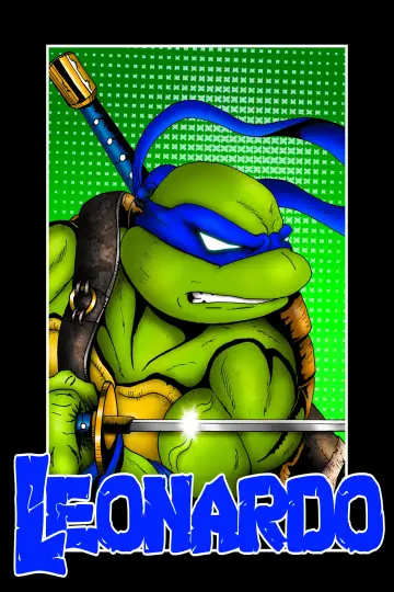 Plakat к сериалу "Wojownicze Żółwie Ninja" #1298792