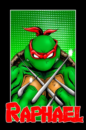 Plakat к сериалу "Wojownicze Żółwie Ninja" #1298794