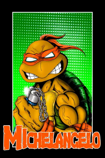 Plakat к сериалу "Wojownicze Żółwie Ninja" #1298797