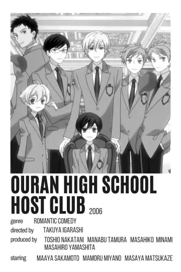 Plakat к сериалу "Ouran High School Host Club" #1373170