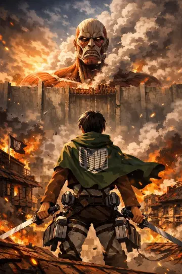 Plakat к сериалу "Atak Tytanów" #1309917